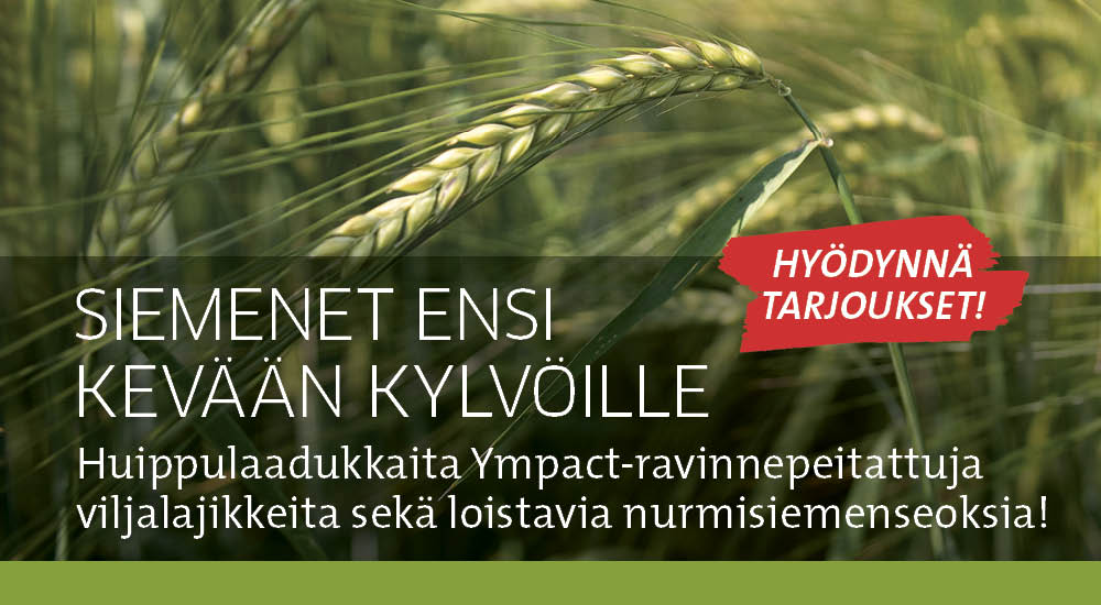 Siemenet ensi kevään kylvöille